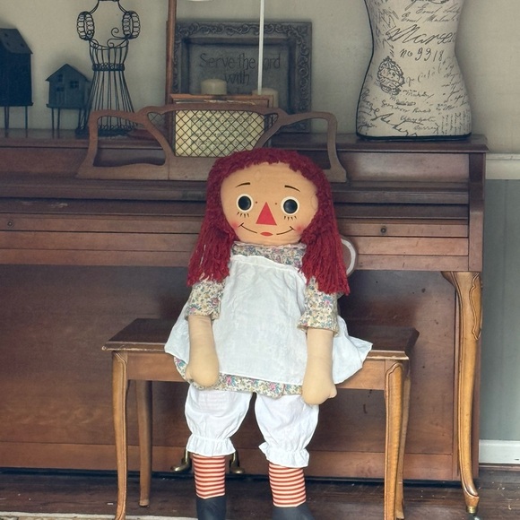 Rare Vintage 1960's XL Annabelle The Original Knickerbocker Raggedy Ann
Doll - Picture 4 of 11